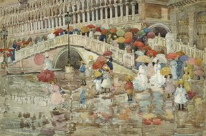 Umbrellas in the Rain